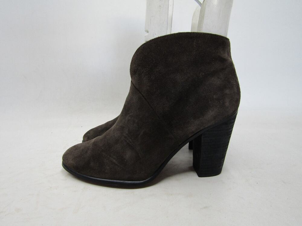 Vince Camuto Womens Size 9 M Brown Suede Zip Ankle Fashion Boots Bootie
